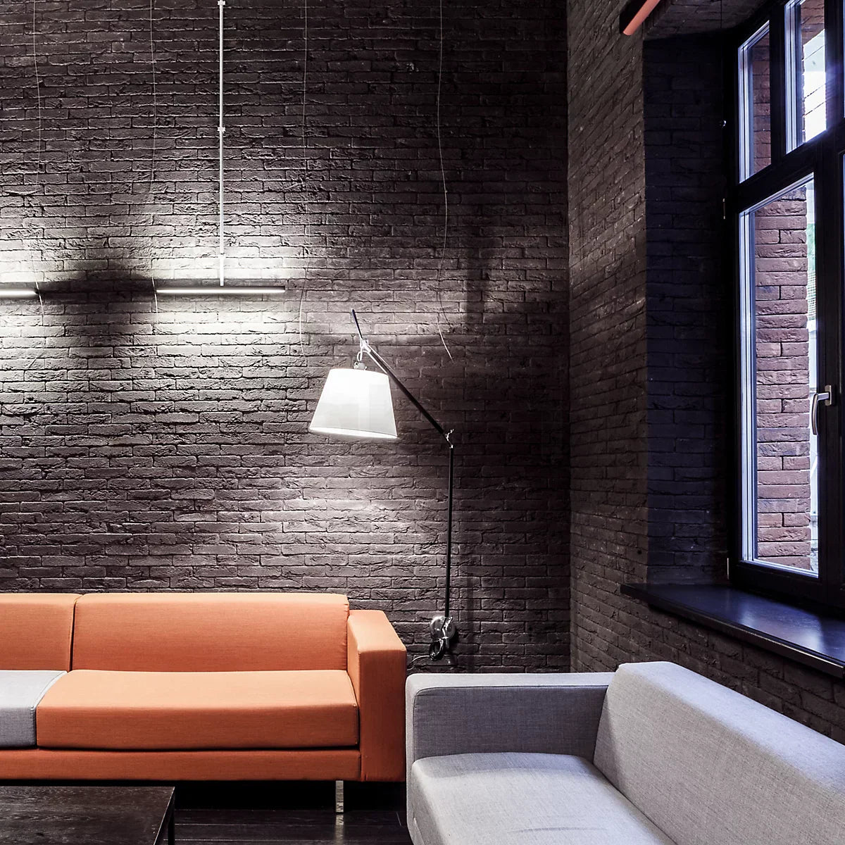 Tolomeo Wall, Mega, Silk Shade, E27, IP20