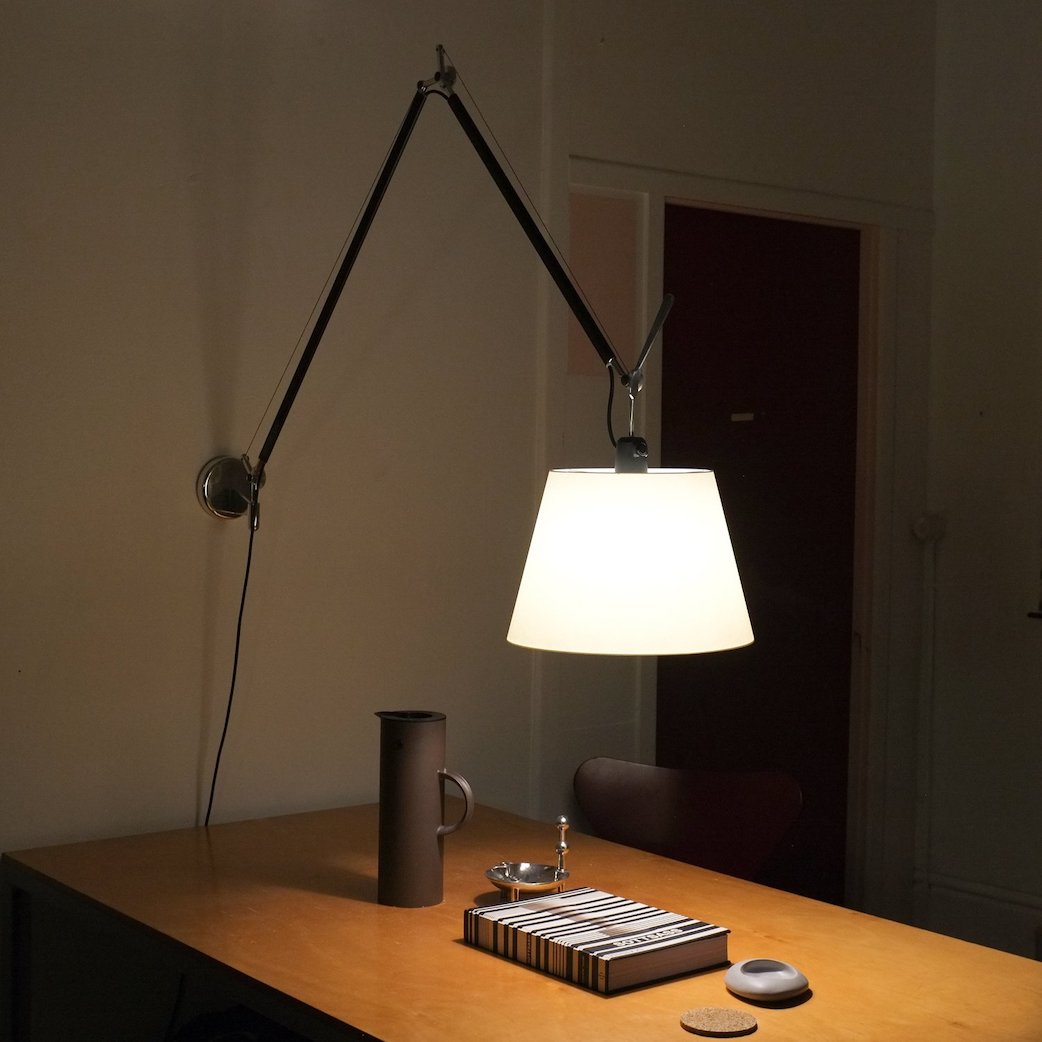 Tolomeo Wall, Mega, Silk Shade, E27, IP20