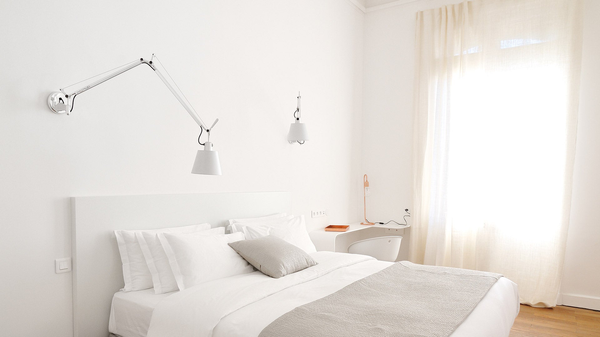 Tolomeo Wall, Shade, E27, IP20