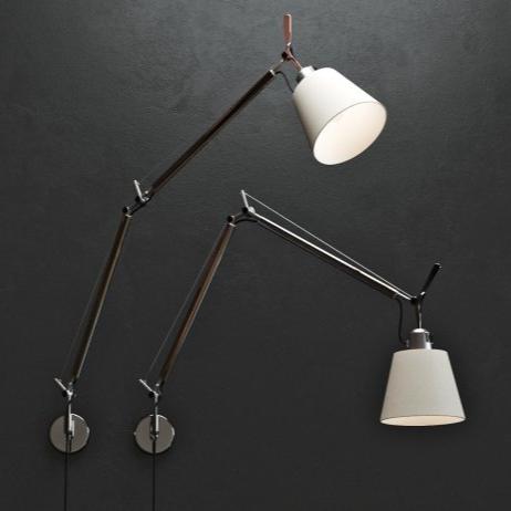 Tolomeo Wall, Shade, E27, IP20