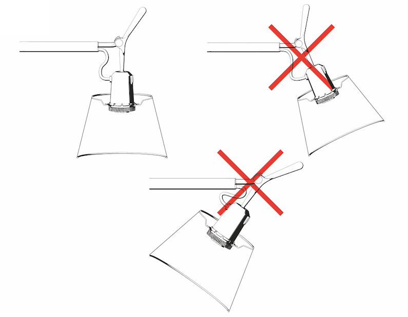 Tolomeo Floor, Small, Shade, E27, IP20