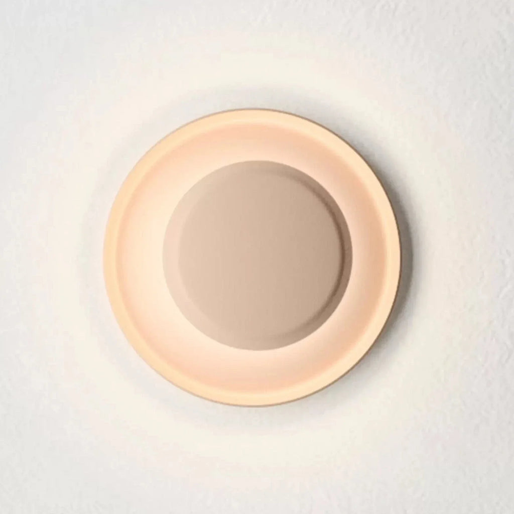 Top Wall, 17 cm ø, Soft Pink, LED, On/Off, IP20