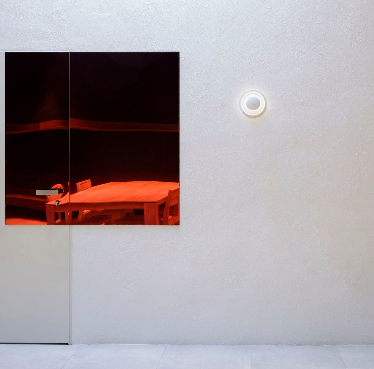 Top Ceiling or Wall, 90 cm ø, White, Dimmable, IP20