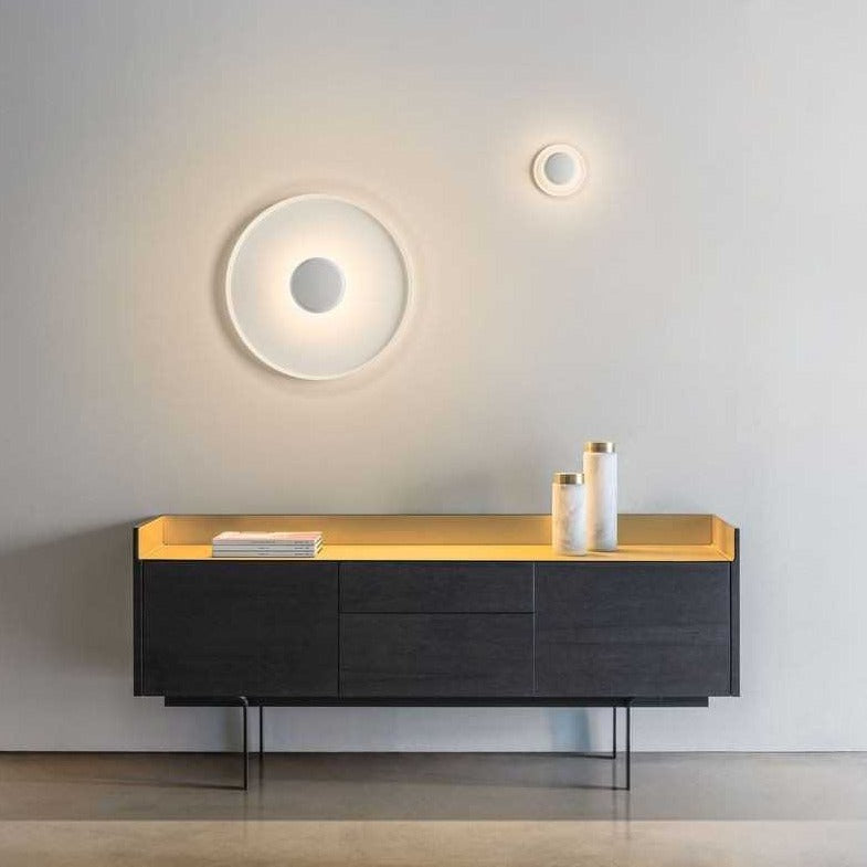 Top Wall, 17 cm ø, Soft Green, LED, On/Off, IP20