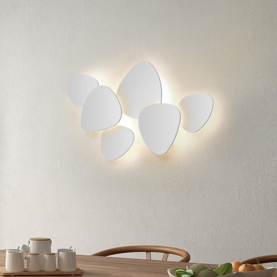 Tria Wall, Single, 19, Oak, LED, 8W, Triac Dim, IP20