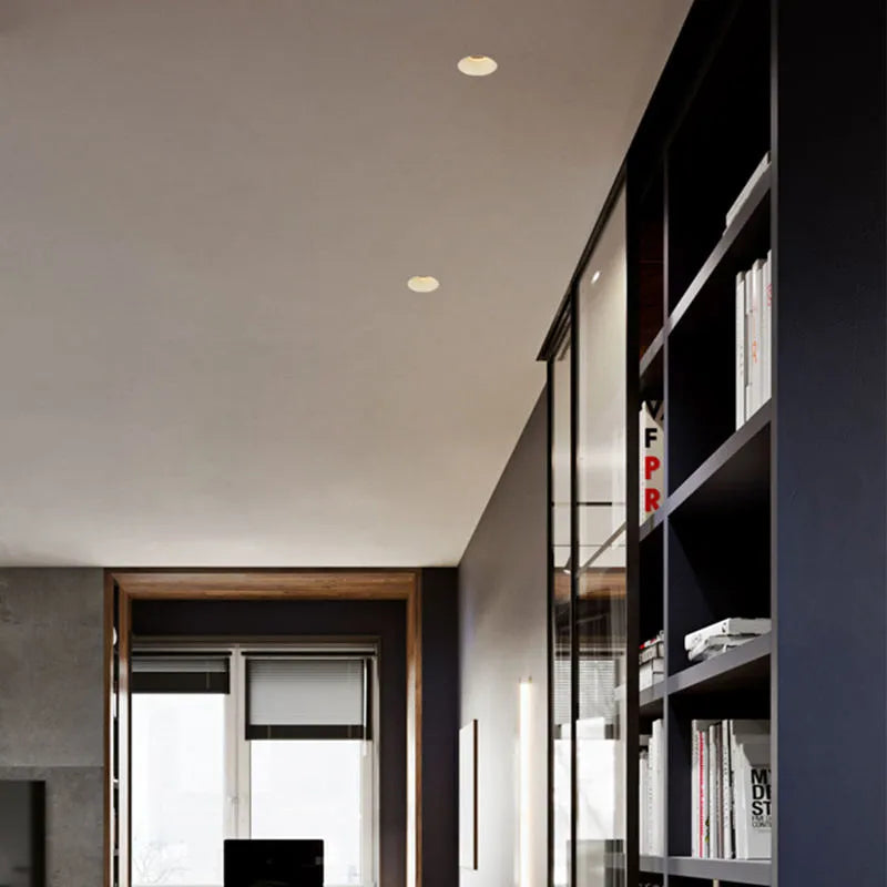 Performance Downlight, Small, Trimless, Round, Fixed, Black, VARIABLE LED, Dim, IP40