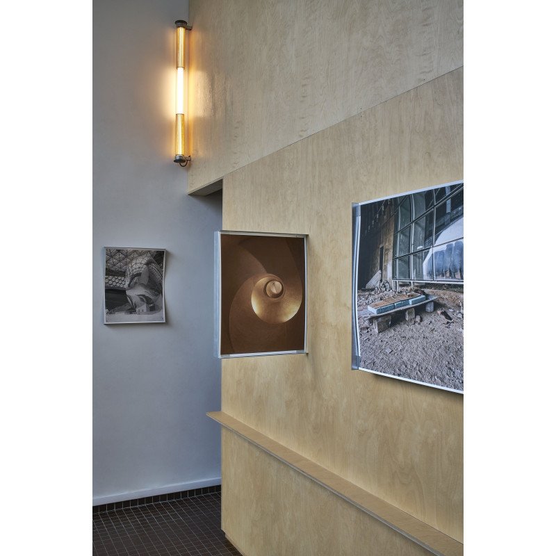 Tube 360 Wall, 102 cm, White with Gold, LED, Triac Dim, IP65