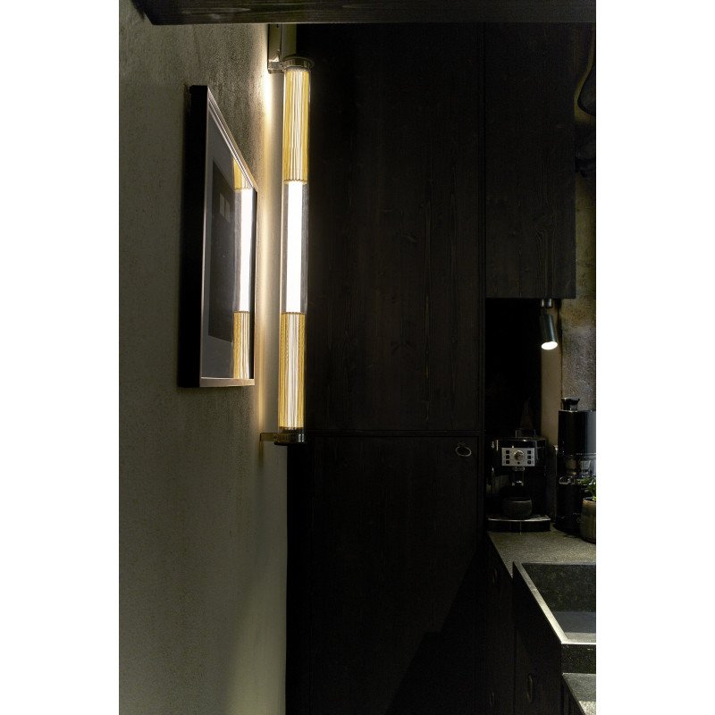 Tube 360 Wall, 162 cm, White with Gold, LED, Triac Dim, IP65