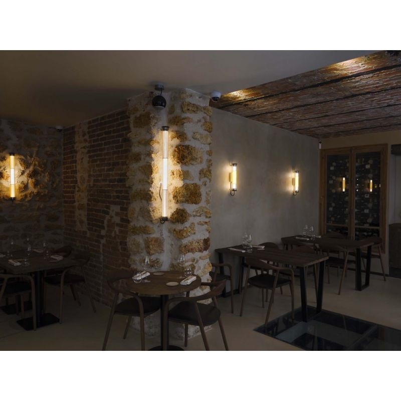 Tube 360 Wall, 162 cm, White with Gold, LED, Triac Dim, IP65