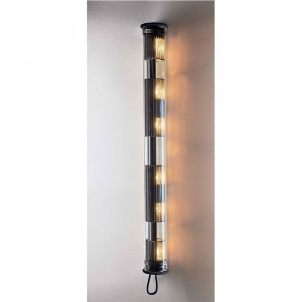 Tube Bulb Pendant, Linear Vertical, 132 cm, Mesh, E27, IP20