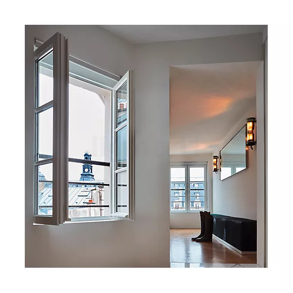 Tube Bulb Wall or Ceiling, 52 cm, Silver Reflector No Mesh, E14, IP20