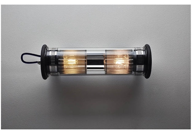 Tube Bulb Wall or Ceiling, 37 cm, Gold Reflector No Mesh, E14, IP20