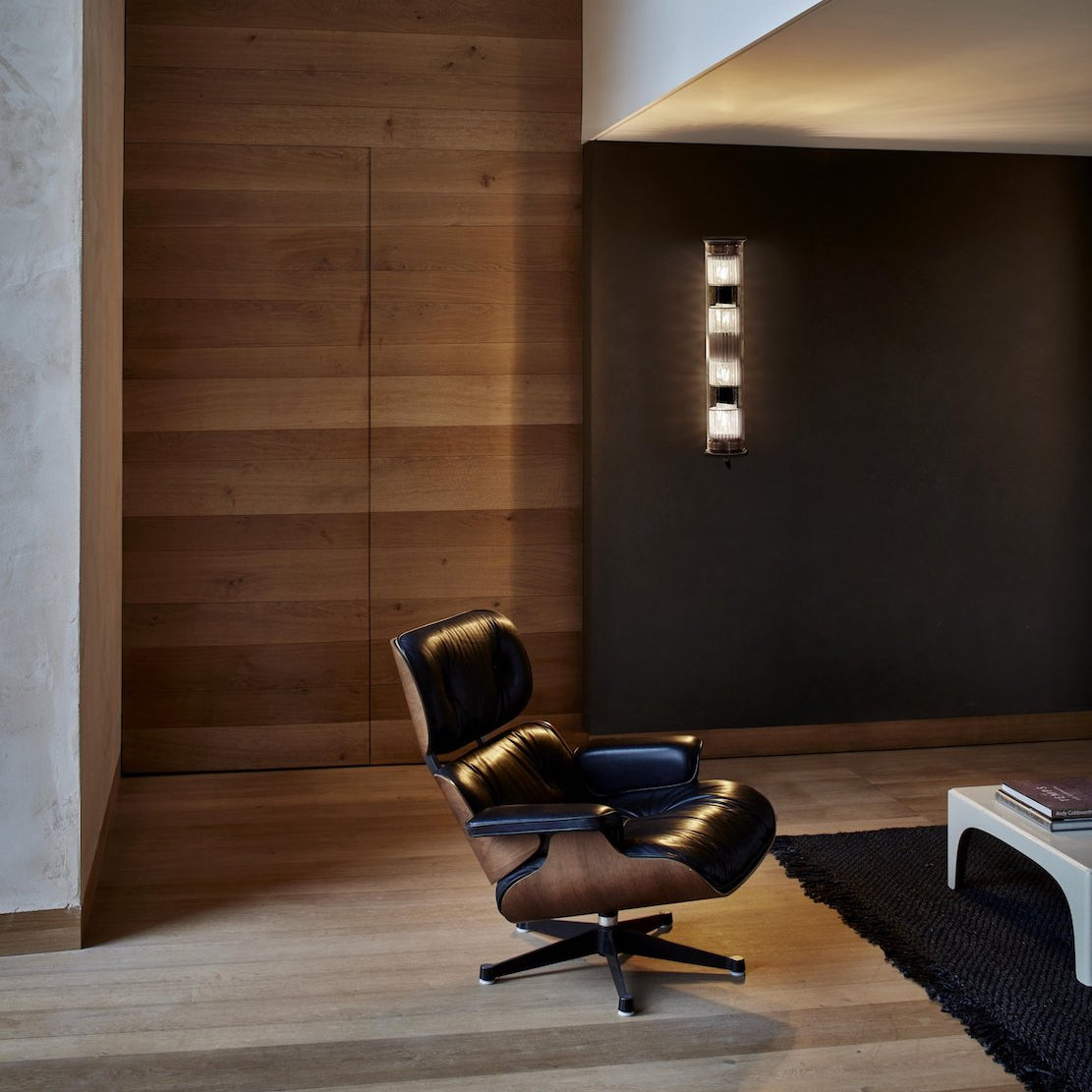 Tube Bulb Pendant, Linear Vertical, 72 cm, Silver Reflector No Mesh, E27, IP20