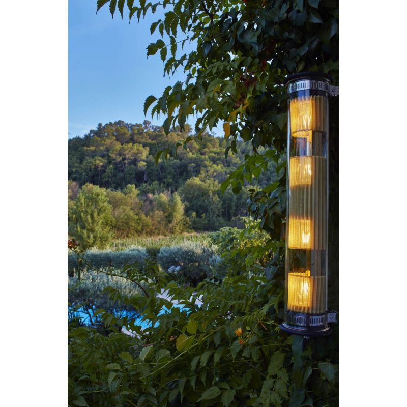 Tube Bulb Wall or Ceiling, 132 cm, Silver Reflector No Mesh, E27, IP64