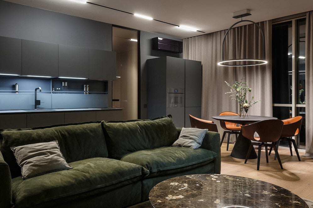 U-Light Pendant Rust, LED, 1-10v or Casambi Dim, IP20