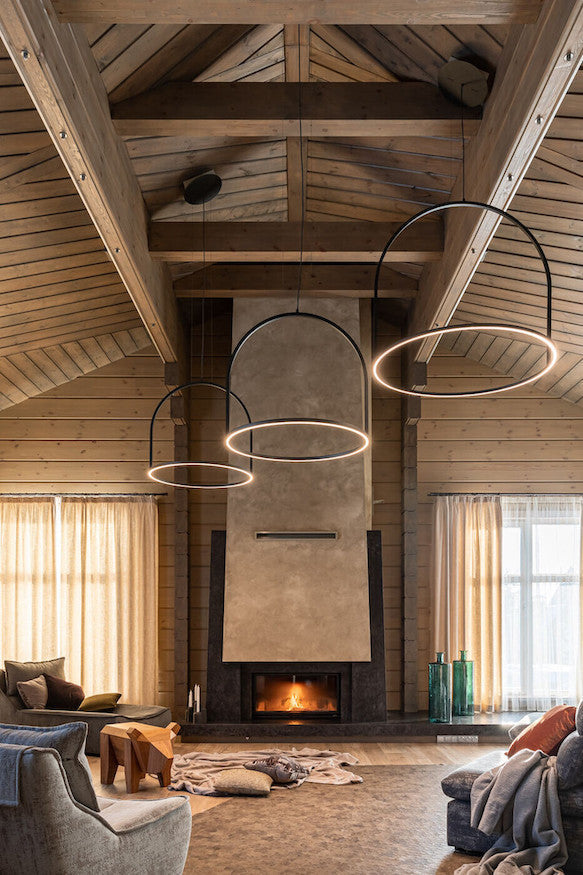 U-Light Pendant Anthracite, LED, 1-10v or Casambi Dim, IP20