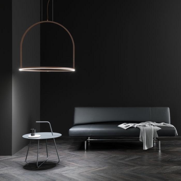 U-Light Pendant Anthracite, LED, 1-10v or Casambi Dim, IP20