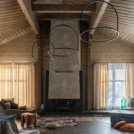 U-Light Pendant Rust, LED, 1-10v or Casambi Dim, IP20