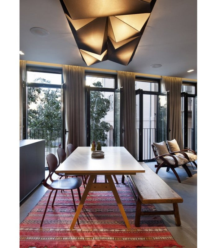 Ukiyo Rectangle Ceiling or Wall, E27, IP20