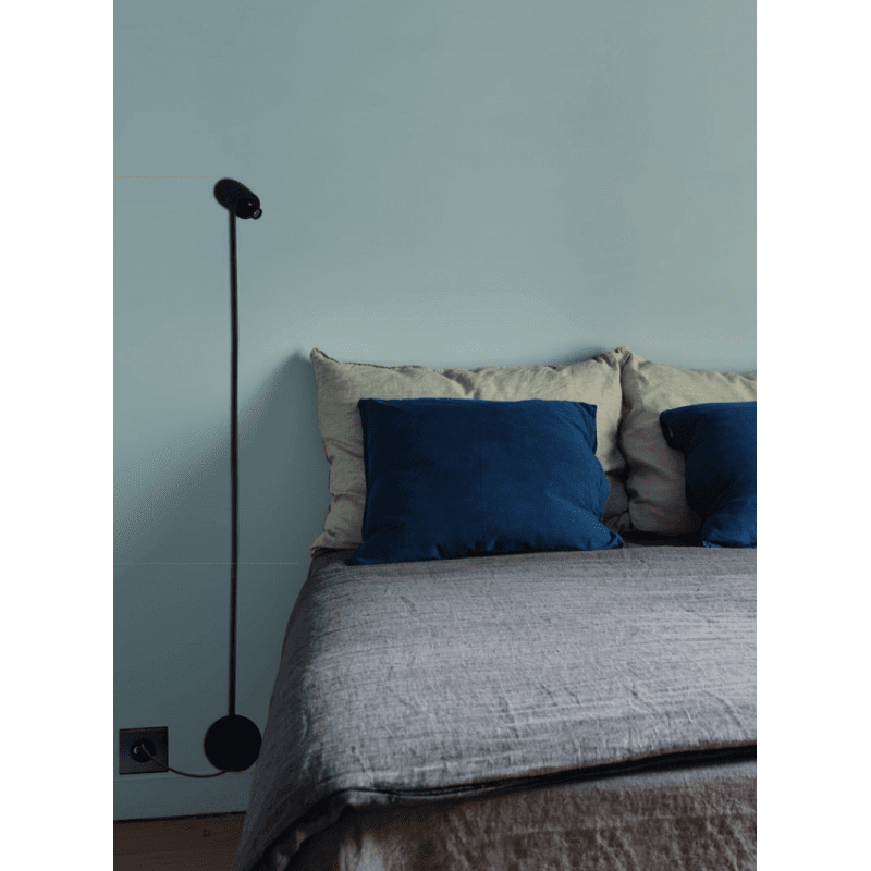 Vision 20/20 Adjustable Reading Wall, Black, LED, Plug In, On/Off, IP20