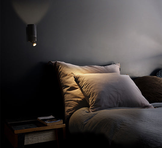 Vision Omni Adjustable Reading Wall, Black, LED, Thumbswitch Dim x1, IP20