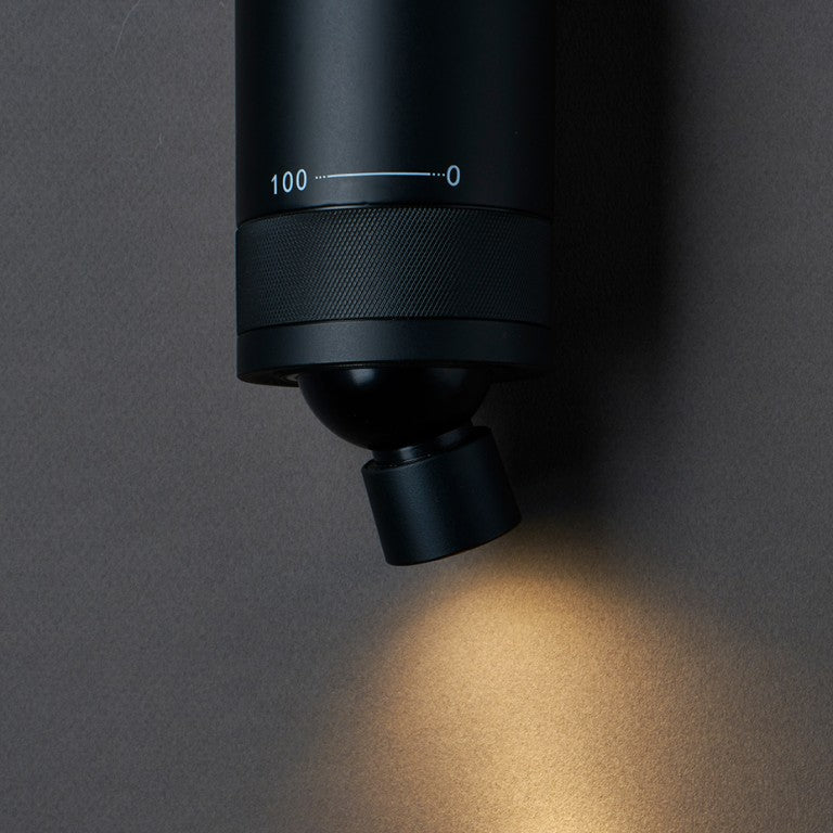 Vision Omni Adjustable Reading Wall, Black, LED, Thumbswitch Dim x1, IP20