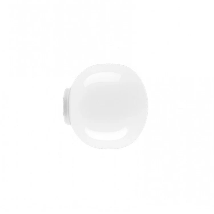 Volum Wall with Mirror Mount, White Glass, E14, IP54