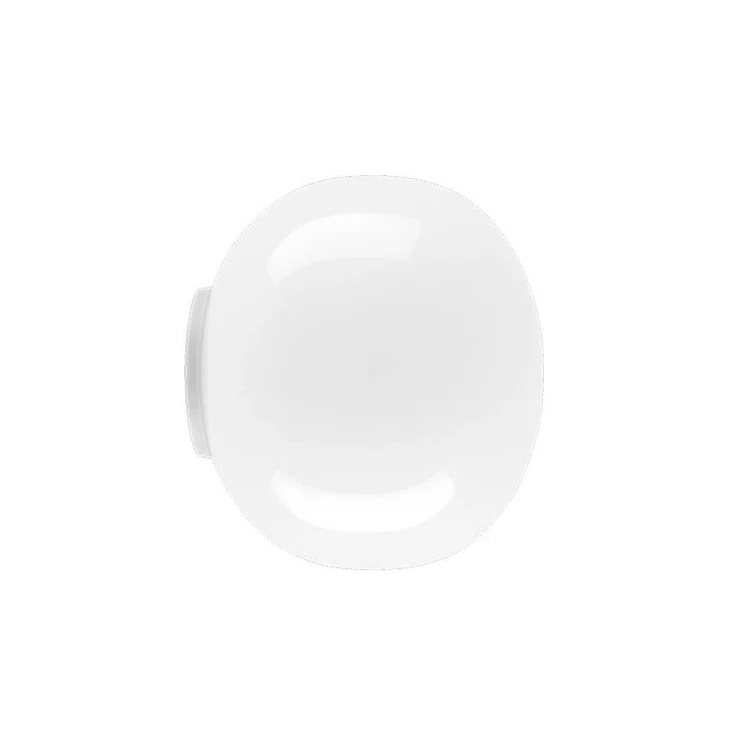 Volum Wall with Mirror Mount, White Glass, E14, IP54