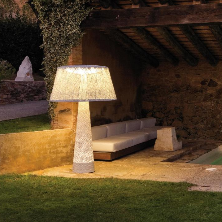 Wind Floor, Filament Stem, Large, Sand, LED, 27.4W, On/Off, Plugs In, IP64