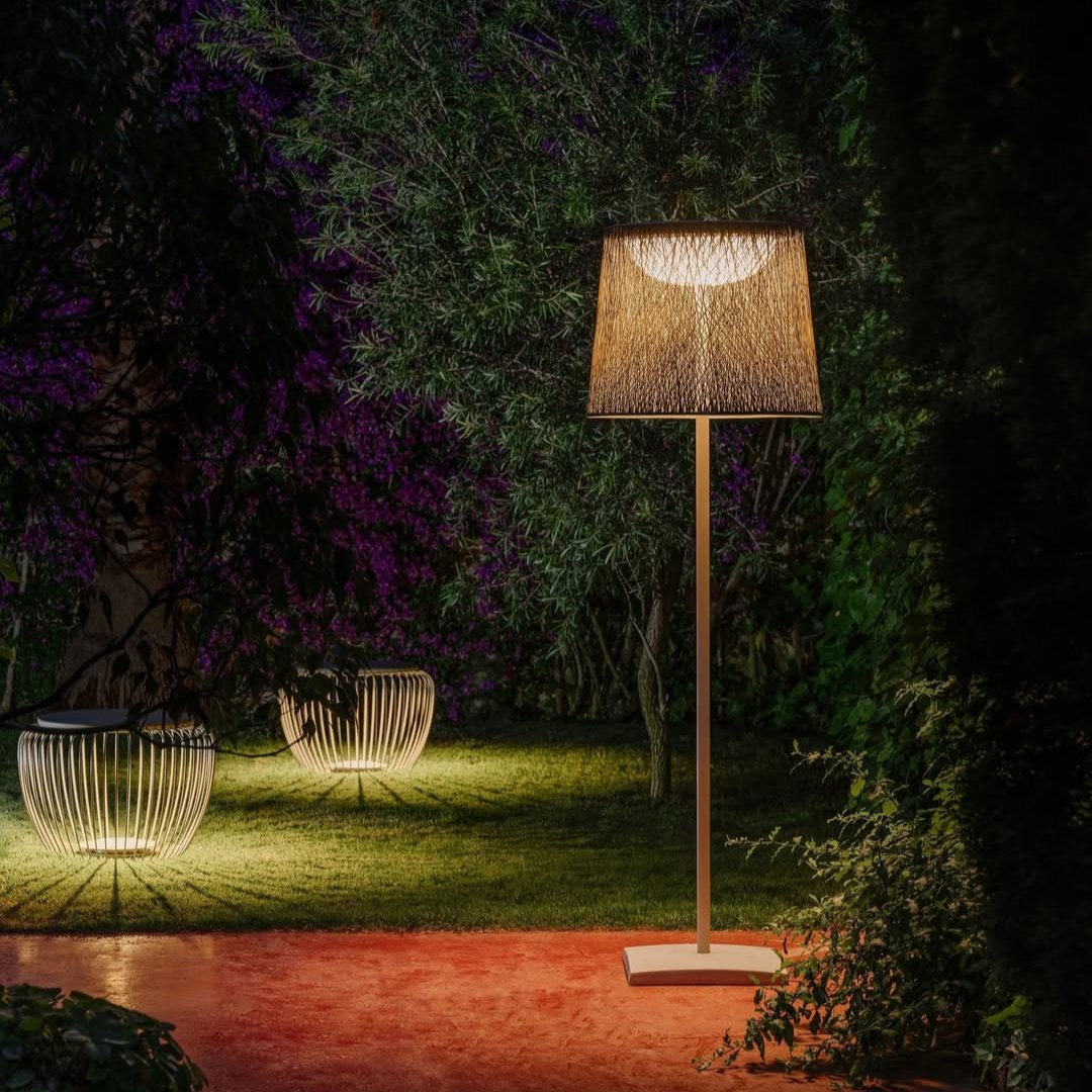 Wind Floor, Stem, Red Ochre, LED, 25W, On/Off, Plugs In, IP64