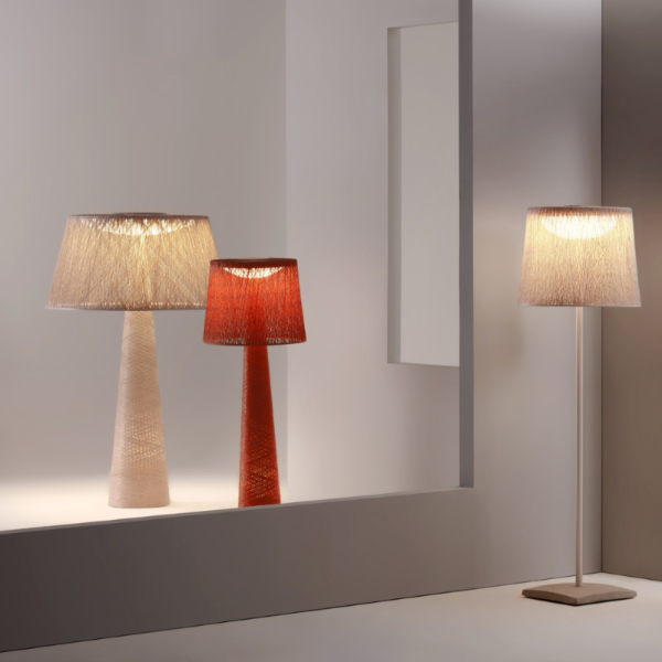 Wind Floor, Stem, Red Ochre, LED, 25W, On/Off, Plugs In, IP64