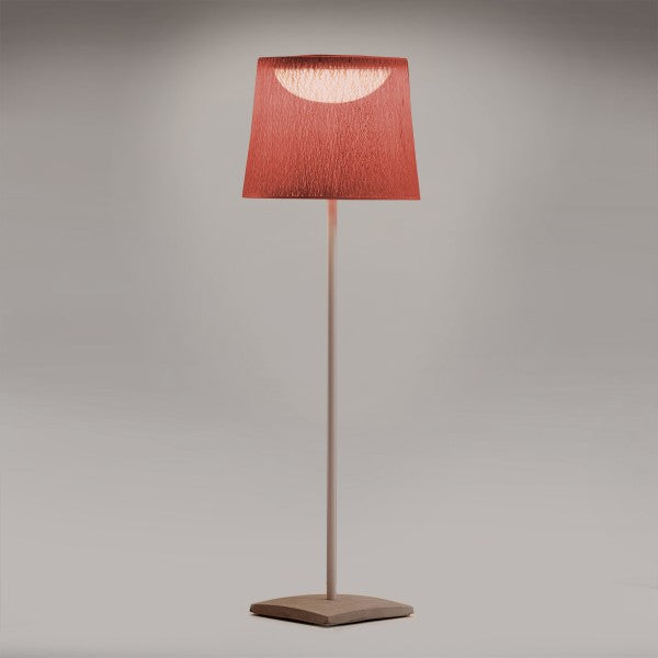 Wind Floor, Stem, Red Ochre, LED, 25W, On/Off, Plugs In, IP64
