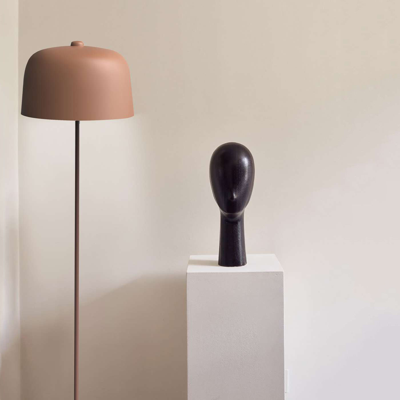 Zile Floor, Large, White, E27, IP20