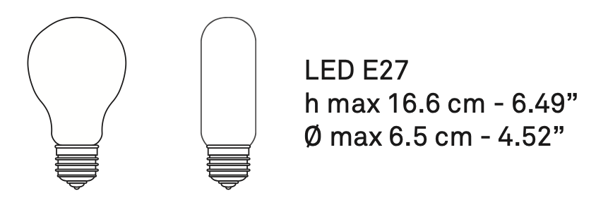 Zile Pendant, Small, Grey, E27, IP20