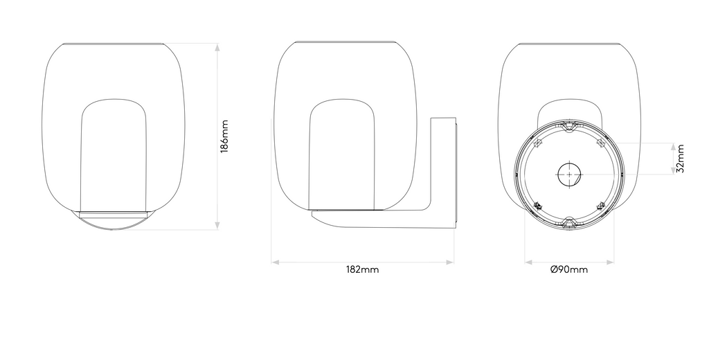 Aquina Wall Light, Chrome, G9, IP44