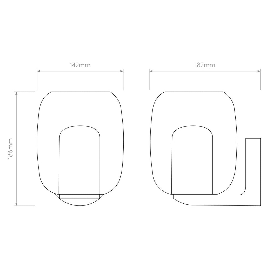 Aquina Wall Light, Chrome, G9, IP44