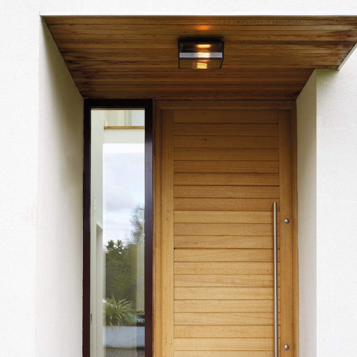 Bronte Ceiling, Black with Clear Glass, E27, IP23