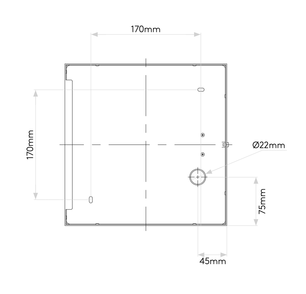 Bronte Ceiling, Black with Clear Glass, E27, IP23