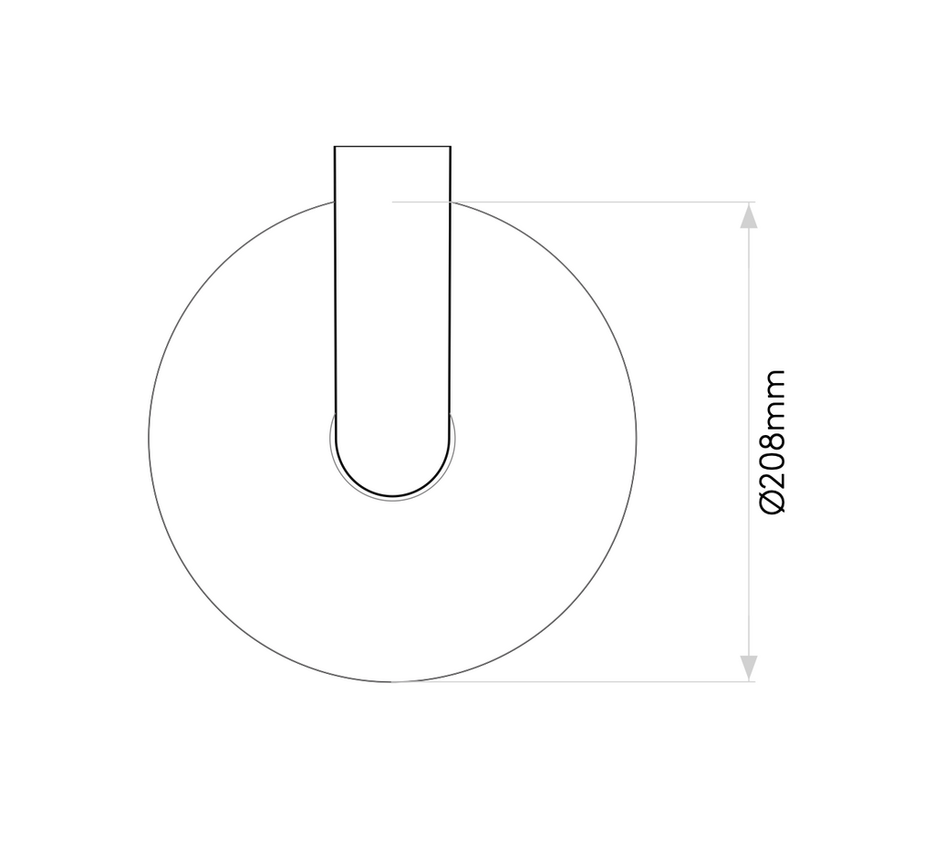 Conic Wall Light, Black, G9, IP44