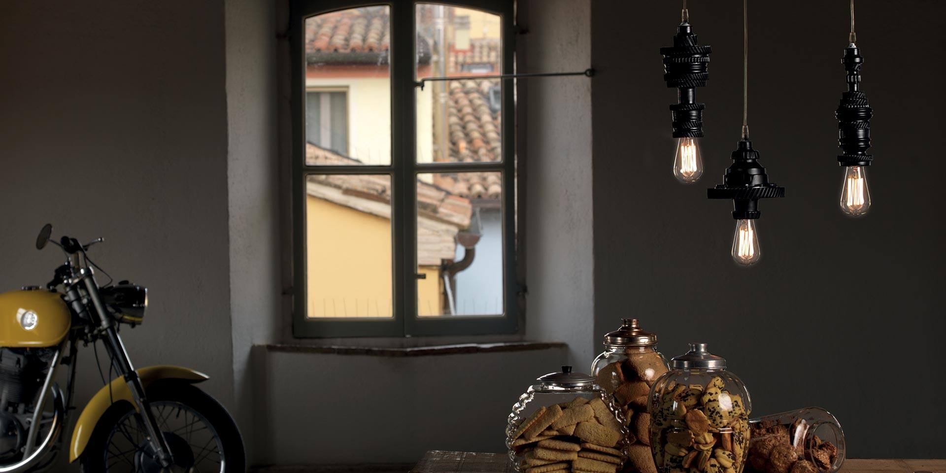 Mek Pendant, E27, IP20