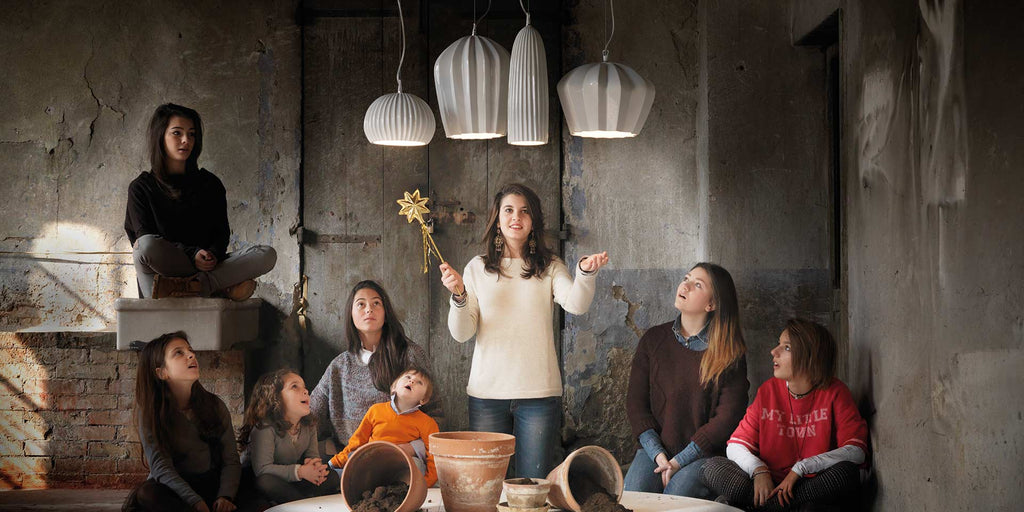 Sahara Pendant, Green, E27, IP20