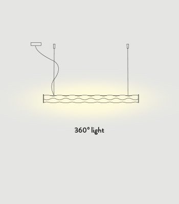 Hugo Pendant, Linear, LED, Triac Dim