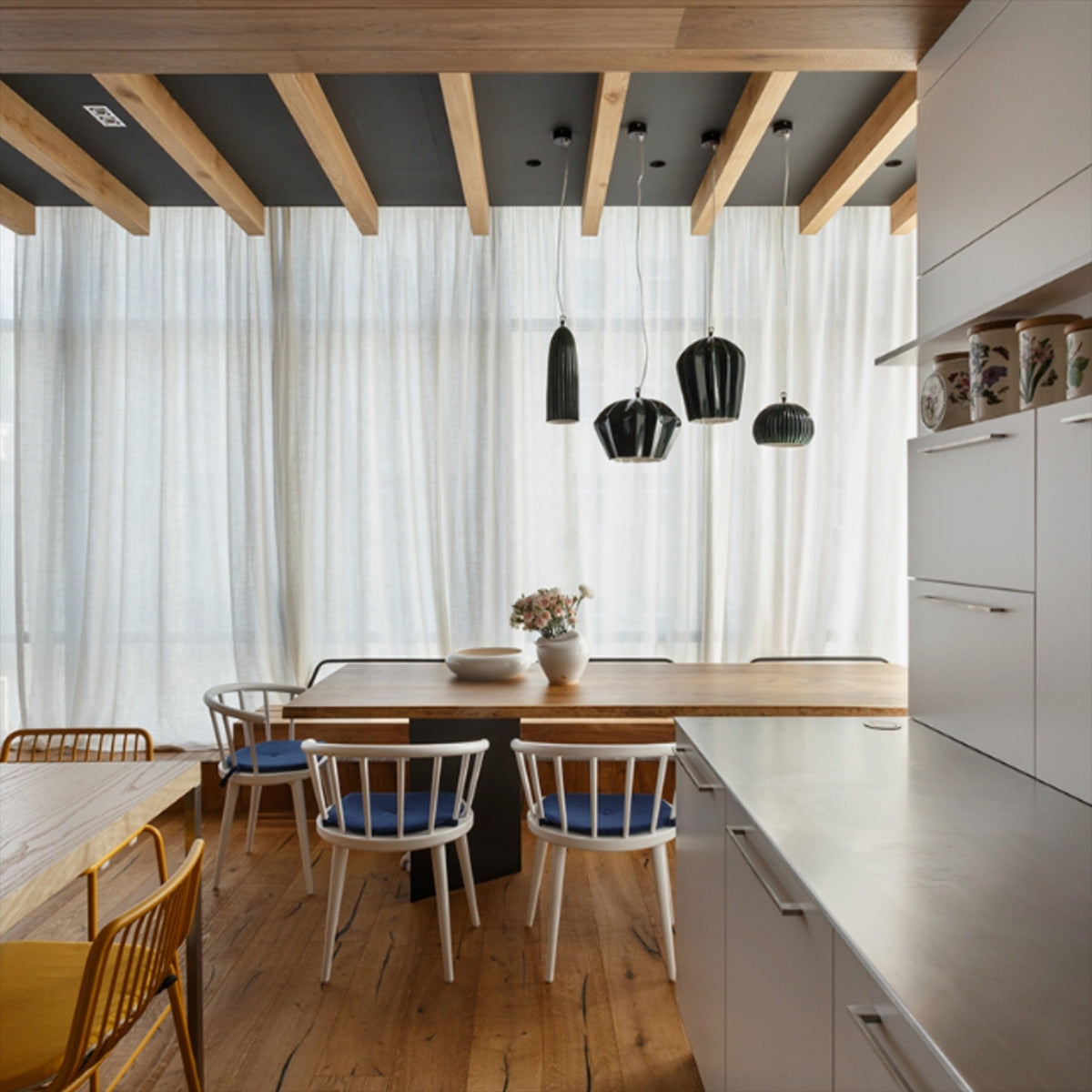 Sahara Pendant, Green, E27, IP20