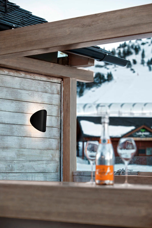 Lune Wall Light, White, LED, Triac Dim, IP65 Outdoor