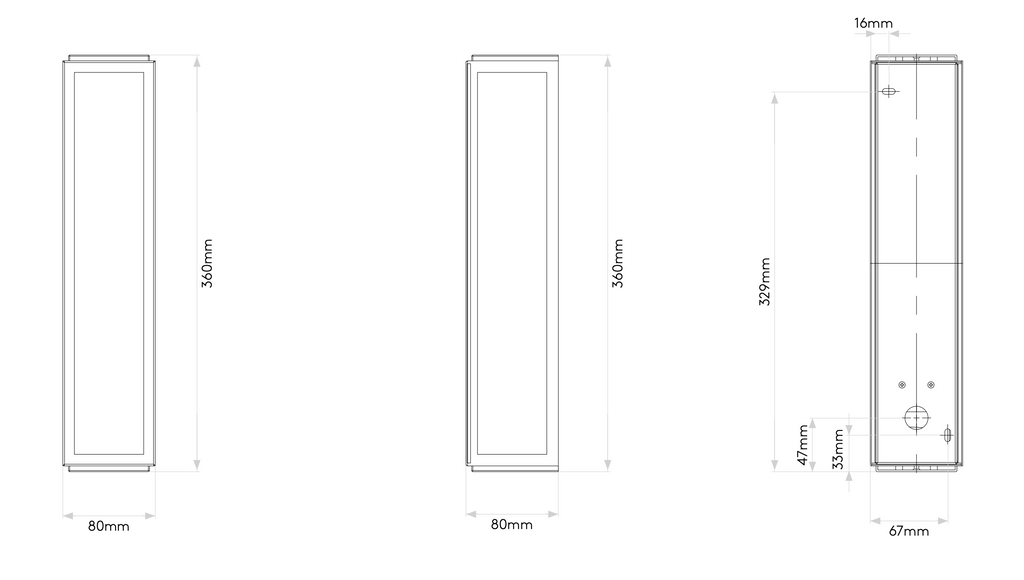 Mashiko 360 Classic Wall Light, Matte Gold, E14, IP44