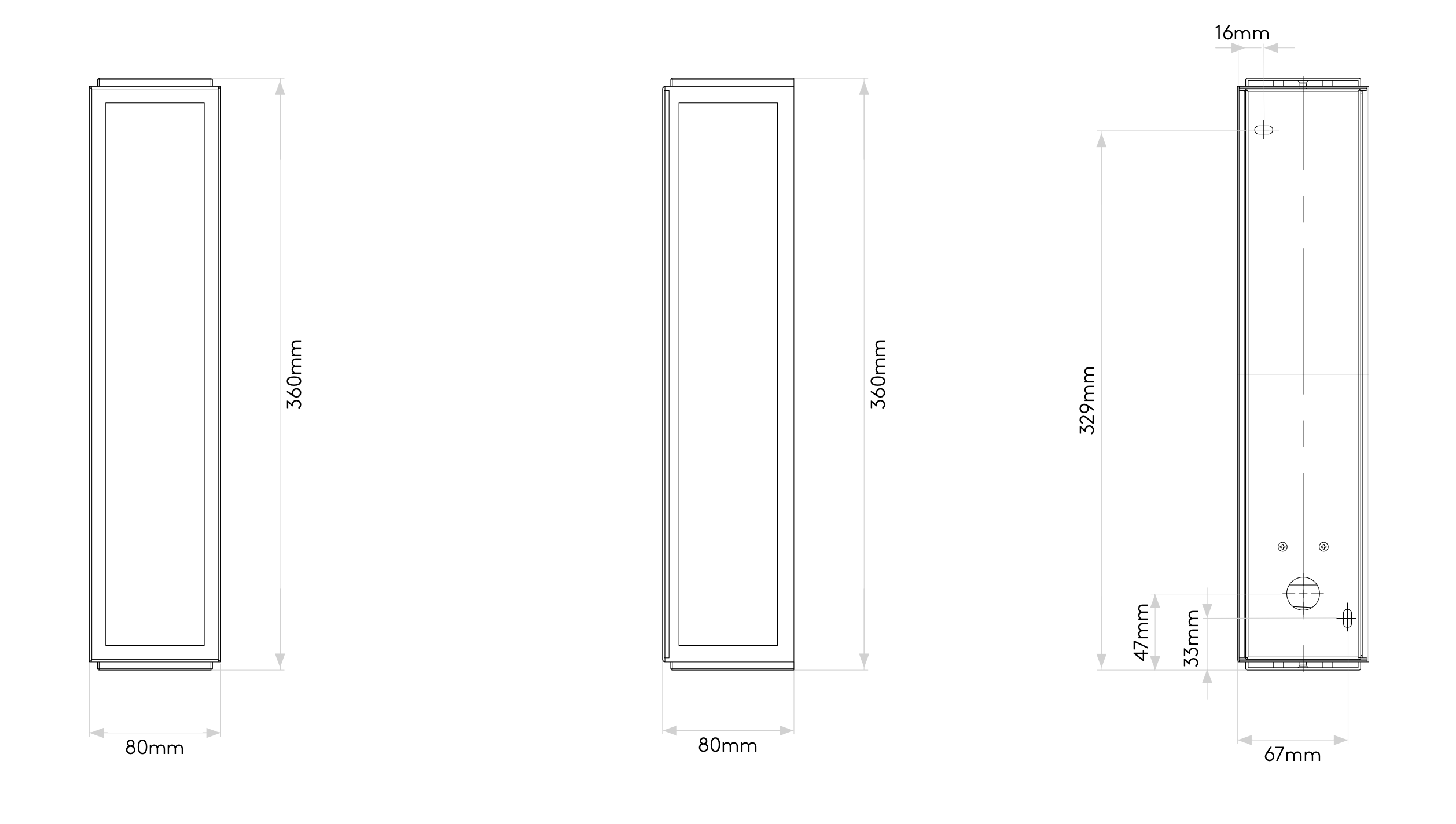 Mashiko 360 Classic Wall Light, Bronze, E14, IP44