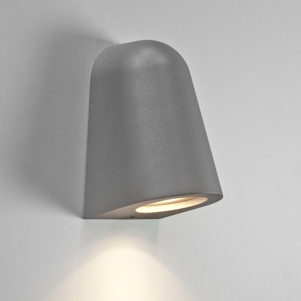 Mast Wall Light, Textured Grey, GU10, IP65
