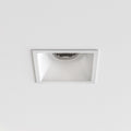 Minima Slimline Square Downlight, White, GU10, IP65, Fire Rated