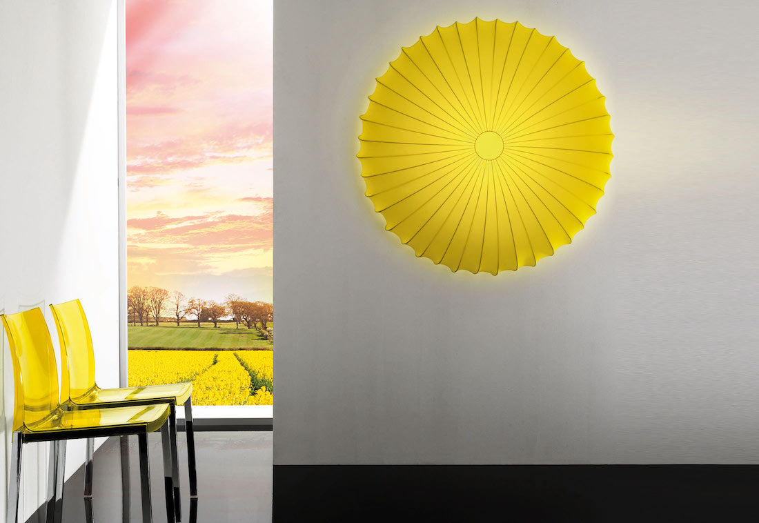 Muse Ceiling or Wall, Yellow, E27, IP20