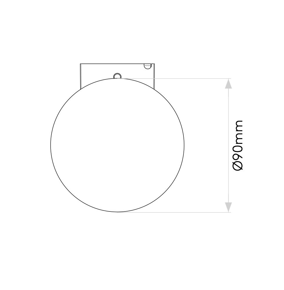 Ortona Wall Light, Single, Chrome, G9, IP44